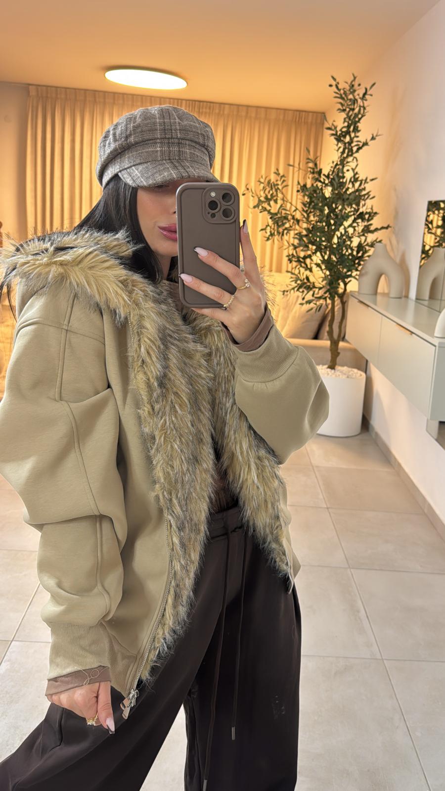 ג׳קט שילוב פרווה