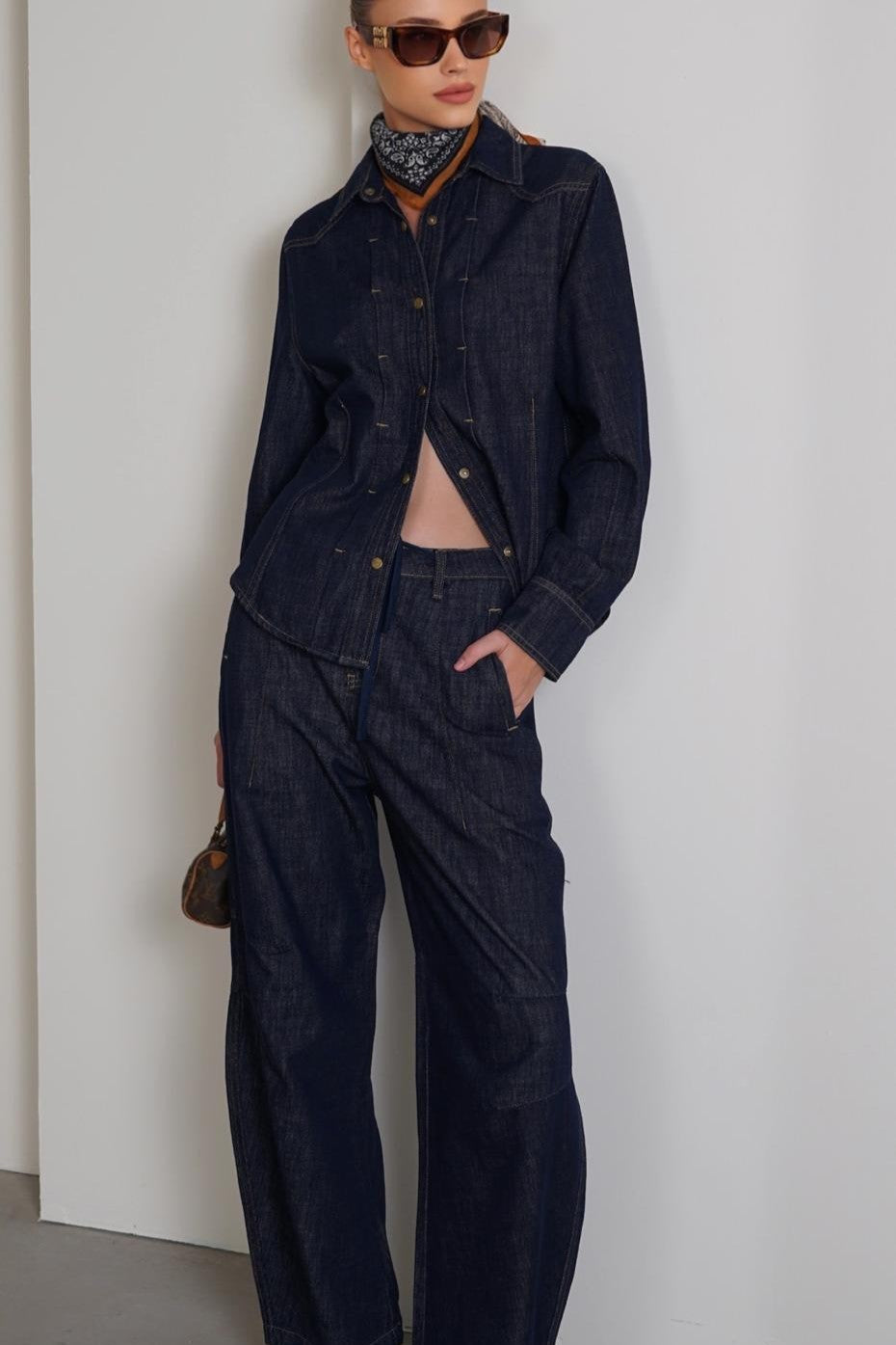 מכנס PARKER דמוי עור