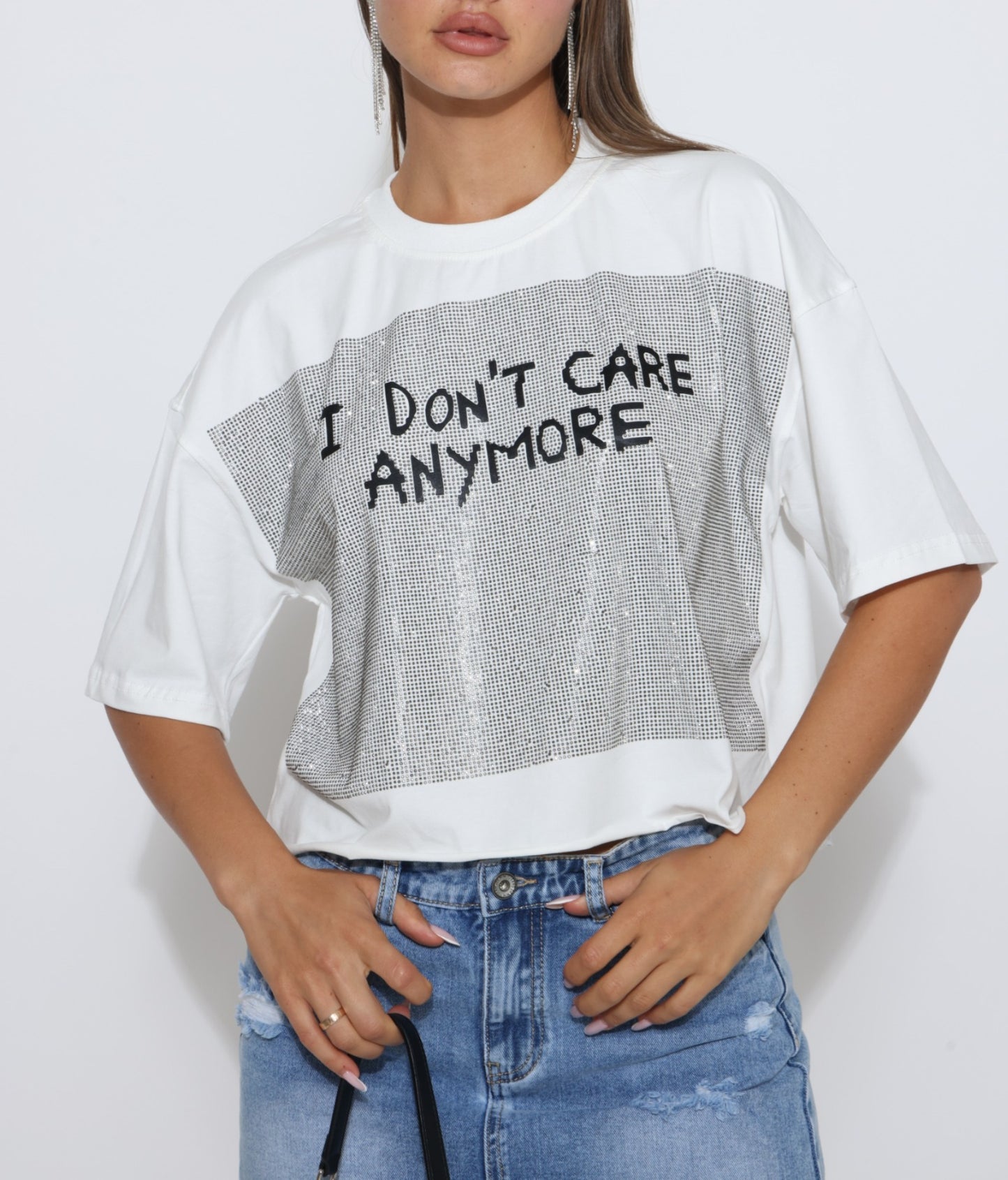 חולצה I DON'T CARE ANYMORE
