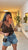 גופייה סריג רצועה צמות