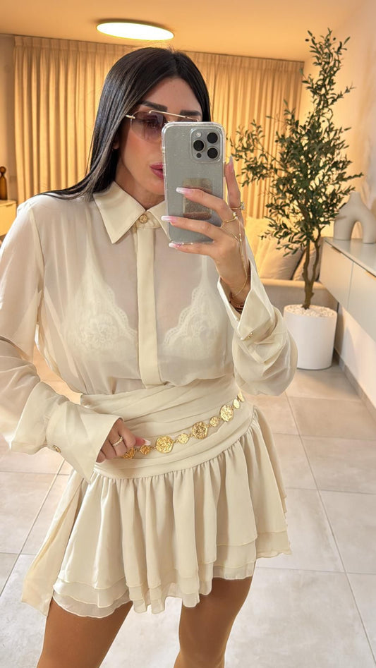 חליפת Pure Chiffon Elegance