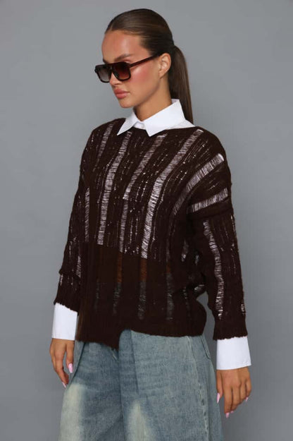 סריג צמות דק