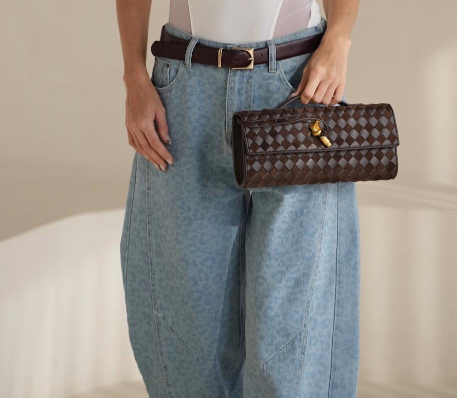 ג׳ינס  LEOPARD BLUE