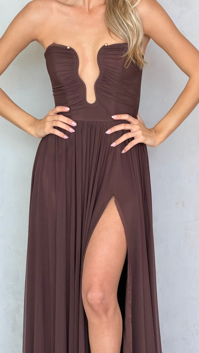 שמלה שיפון גלים