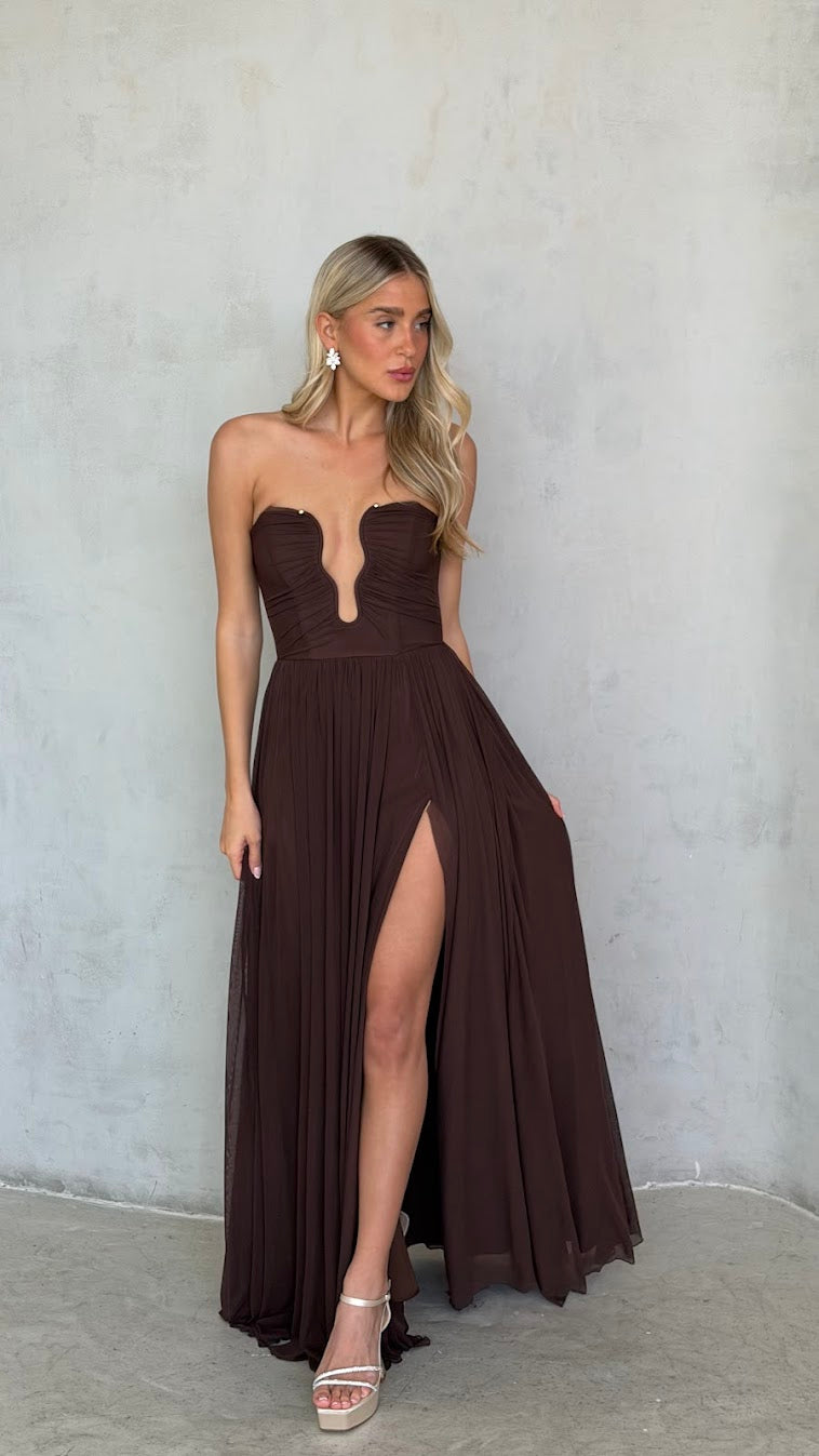 שמלה שיפון גלים