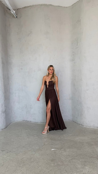 שמלה שיפון גלים