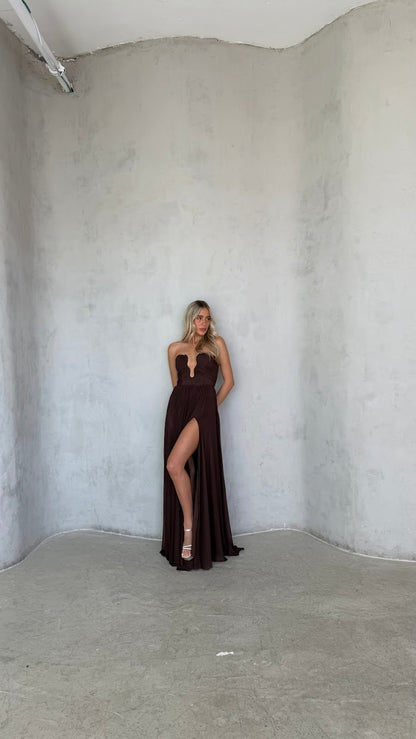 שמלה שיפון גלים