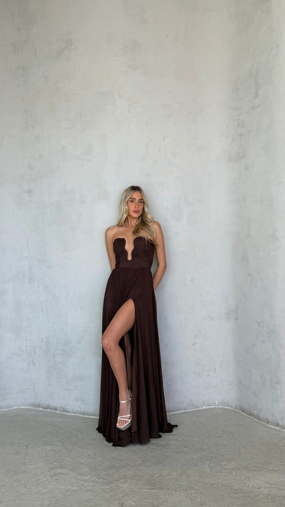 שמלה שיפון גלים