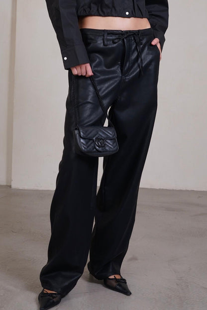 מכנס PARKER דמוי עור