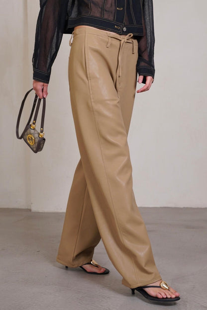 מכנס PARKER דמוי עור