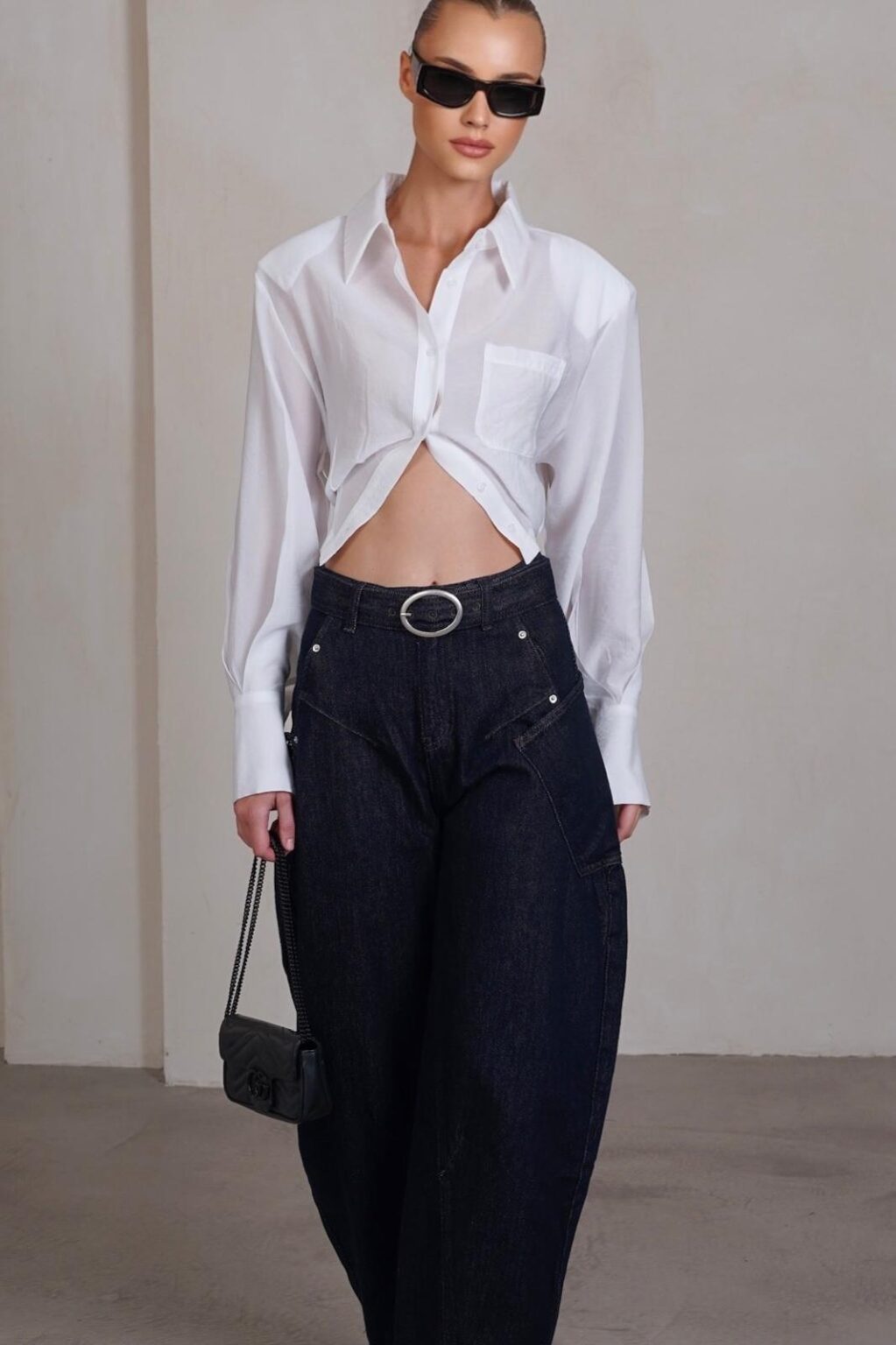 גינס OPAL כהה חגורה גינס