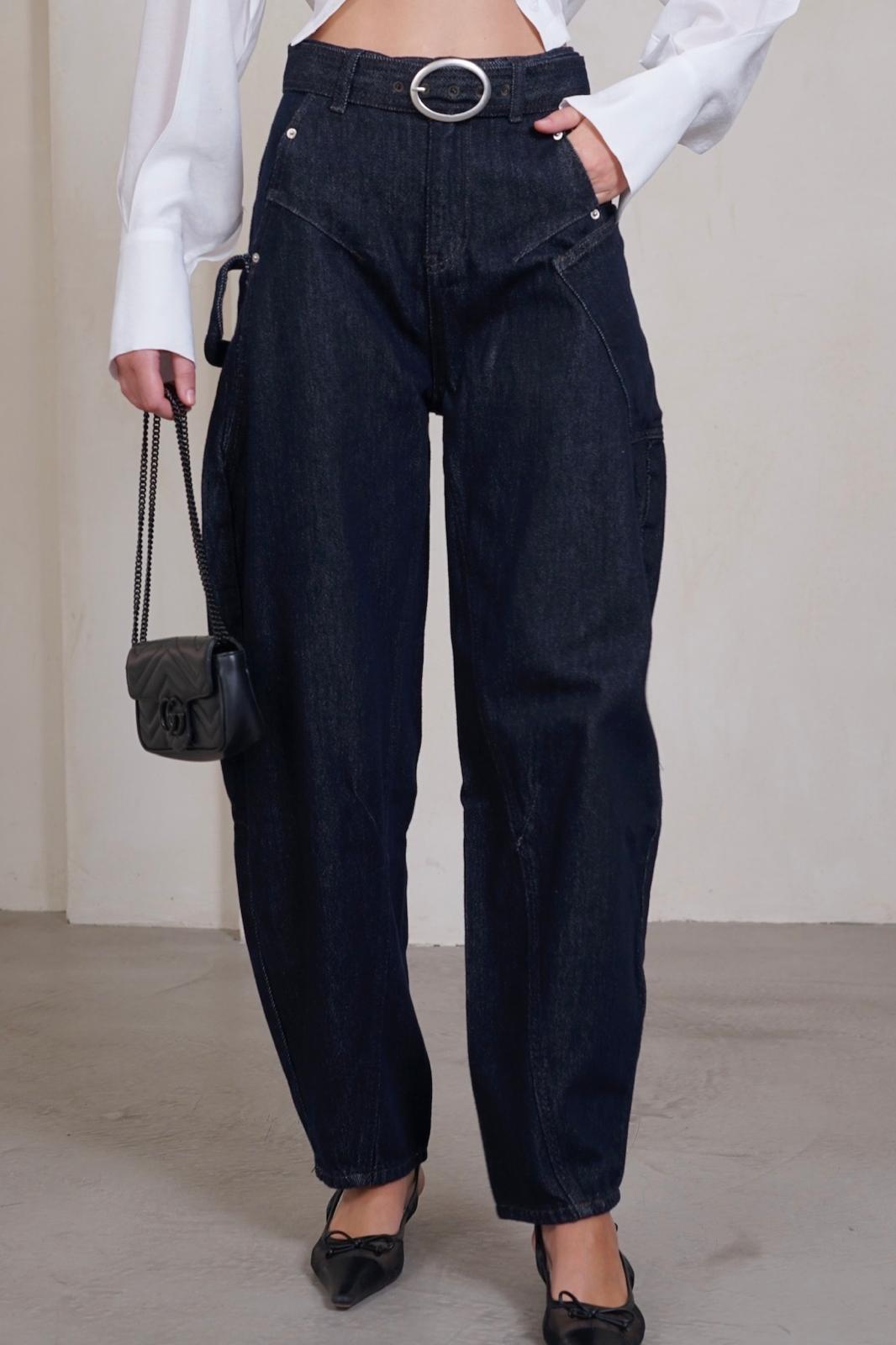 גינס OPAL כהה חגורה גינס