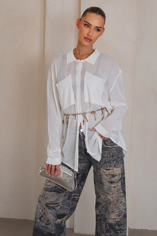 מכופתרת סריג TILLY