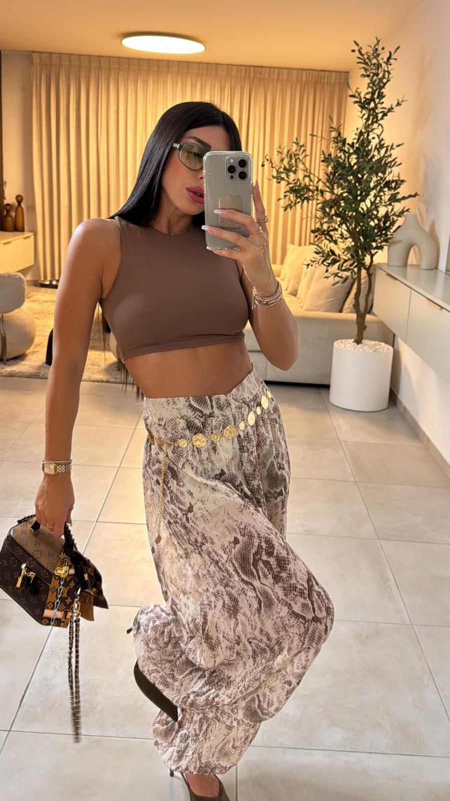 מכנס Python Luxe